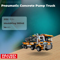 MOULD KING 19014S Pneumatic Concrete Pump Truck with 2132 Pieces