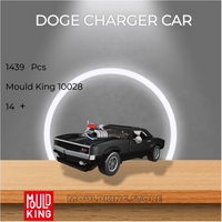 MOULD KING 10028 Doge Charger Car with 1439 Pieces