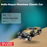 MOULD KING 10115 Rolls-Royce Phantom Classic Car with 897 Pieces