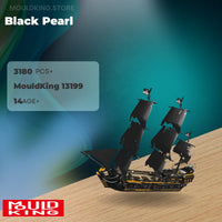 MOULD KING 13199 Black Pearl with 3180 Pieces