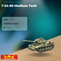 WANGE 4514 T-34-85 Medium Tank with 604 Pieces