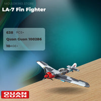QUANGUAN 100286 LA-7 Fin Fighter with 638 Pieces