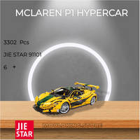 JIESTAR 91101 McLaren P1 Hypercar with 3302 Pieces