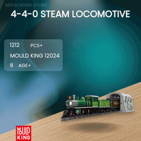 MOULD KING 12024 4-4-0 Steam Locomotive with 1212 Pieces