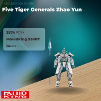 MOULD KING 93007 Five Tiger Generals Zhao Yun with 3574 Pieces