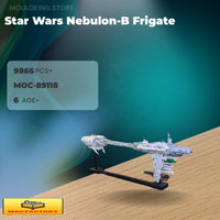 MOC Factory 89118 Star Wars Nebulon-B Frigate with 9866 Pieces