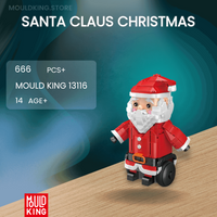 Mould King 13116 Remote Control & Programming Santa Claus Building Toy Set | 666 PCS