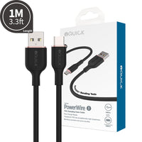 iQuick PowerWire 1 Series TPE Charging Date Cable USB to Type-C 1m