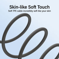 iQuick PowerWire 1 Series TPE Charging Date Cable Type-C to Type-C 1m