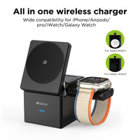 iQuick CUBE T1 3 in 1 Foldable Wireless Charger Stand