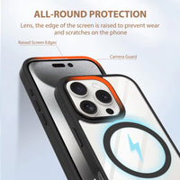 iPhone 16e / 17e Redefine Metal Camera Lens Transparent Case Cover With Magnetic Ring