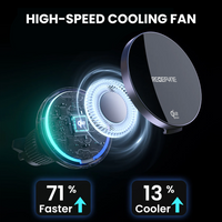 REDEFYNE MG-16 Qi2.2 Magnetic Wireless Charging Car Mount With Cooling System