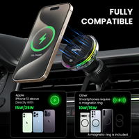 REDEFYNE MG-16 Qi2.2 Magnetic Wireless Charging Car Mount With Cooling System