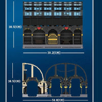 MOULDKING 12011 Wizarding World: 9-3/4 Magic Station with 3318 pieces