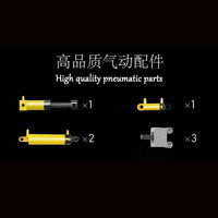 MOULDKING 19009 Pneumatic Telescopic Forklift with 803 pieces
