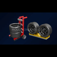 Mould King 10035 F1 Pit Stop Scene Model Building Set | 1,603 Pcs