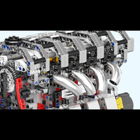 Mould King 10087 Motorised L4 Gasoline Engine Building Set | 1,787 Pcs