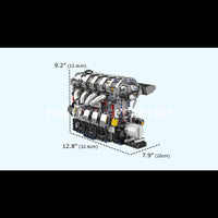 Mould King 10087 Motorised L4 Gasoline Engine Building Set | 1,787 Pcs
