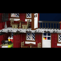 Mould King 10143 Seaside Restaurant Block Building Set | 989 Pcs