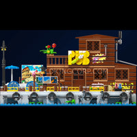 Mould King 10143 Seaside Restaurant Block Building Set | 989 Pcs