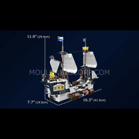Mould King 10147 Savior Ship Model Building Set | 1,281 Pcs