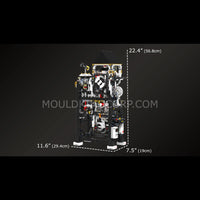 Mould King 10159 Cyberpunk Mechanical Clock Building Set | 3,181 Pcs