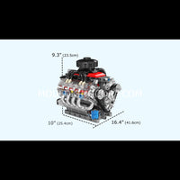 Mould King 10171 Chevy LSX454 Motorized V8 Engine Building Set | 487 Pcs