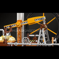 Mould King 10180 Steampunk Cube Clock Building Set | 3,234 Pcs