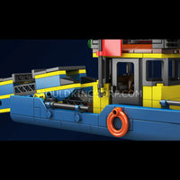 Mould King 10184 Trash Collection Boat Building Set | 407 Pcs