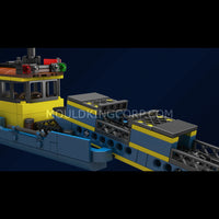 Mould King 10184 Trash Collection Boat Building Set | 407 Pcs