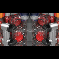 Mould King 10187 Cyberpunk Mechanical Clock Building Set | 1,601 Pcs