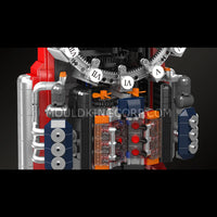 Mould King 10187 Cyberpunk Mechanical Clock Building Set | 1,601 Pcs