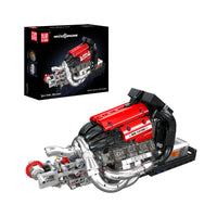 Mould King 10188 Motorized STR13 V6 Engine Model Building Kit | 980 Pcs