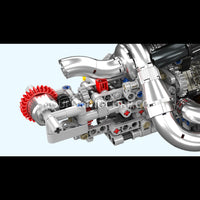 Mould King 10188 Motorized STR13 V6 Engine Model Building Kit | 980 Pcs