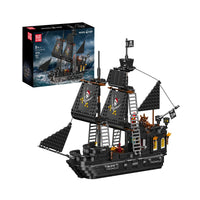Mould King 10195 Black Pearl Pirate Ship Building Set | 932 Pieces