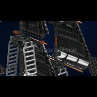 Mould King 10195 Black Pearl Pirate Ship Building Set | 932 Pieces