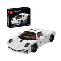 Mould King 10196 Italian Hypercar Building Set with Quad Exhaust | 1,423 Pcs