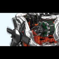 Mould King 10200 Inline-6 Truck Engine & Transmission Building Set | 3,236 Pcs