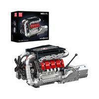 Mould King 10203 M Power V8 Engine & Gearbox Building Set | 1,169 Pcs
