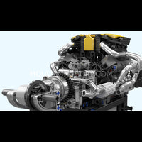Mould King 10207 PAG Turbocharged V12 Engine Building Set | 761 Pcs