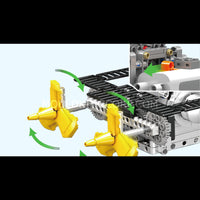 Mould King 10209 Inline 6-Cylinder Aircraft Carrier Engine Building Set | 3,222 Pcs