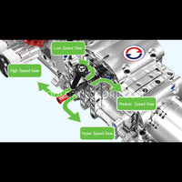 Mould King 10210 Motorized V12 Naturally Aspirated Engine Model Building Block Set | 1,366 Pcs