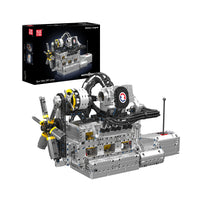 Mould King 10214 Motorized Wankel Rotary Engine with Gearbox Model Building Set | 2,177 Pcs