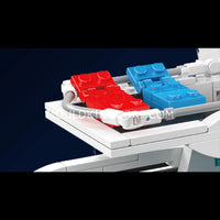 Mould King 10218 White Dolphin Yacht Building Set | 857 Pcs