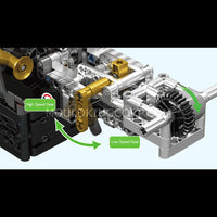 Mould King 10224 Motorized Valkyrie V12 Engine Model Set | 974 Pcs