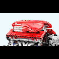 Mould King 10226 V12 Supercar Engine with Transmission Building Set | 863 Pcs