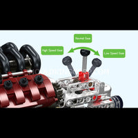 Mould King 10227 V8 Engine with Transmission Building Block Set | 787 Pcs