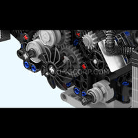 Mould King 10230 W12 Twin Turbo Engine Model Building Set | 871 Pcs