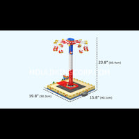 Mould King 11016 Electric Flying Chair Ride Building Set | 1,581 Pcs