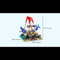 Mould King 11017 Electric Shark Pirate Ship Ride Building Set | 1,922 Pcs